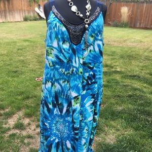 Faded Glory Hawaiian decorative sundress 4x 26/28